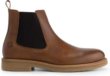 Travelin' Egleton - Heren leren laars - 100% leer - Chelsea boots - Cognac