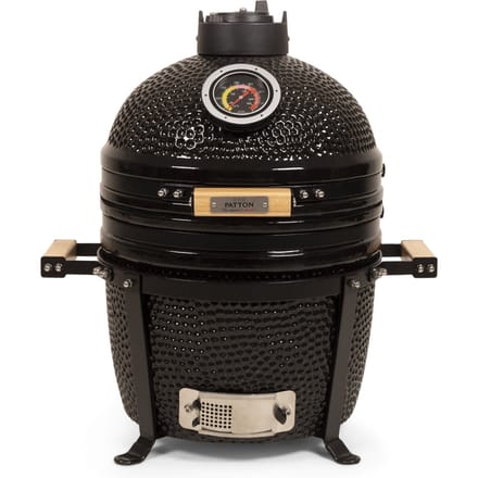 Patton Premium Kamado 15" Table Chef - Medium - Ø33,5 cm - Zwart