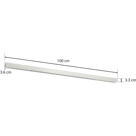 Ivela LKM Quadro 3-fasenrail, 1 meter wit