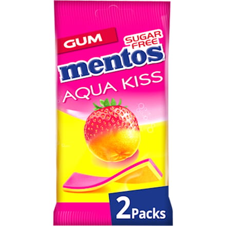 Aqua Kiss Strawberry - Mandarin 2-pack