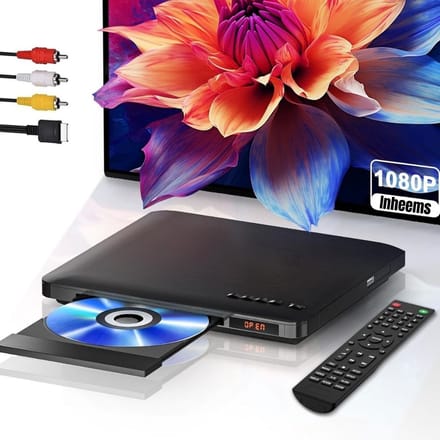 RWB® DVD Speler met HDMI - DVD Speler - Mini DVD Speler - 1080P Full HD - met Toebehoren