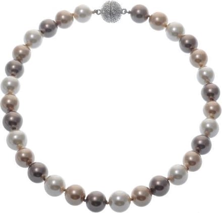 Behave - Parelketting met magneetsluiting - 47 cm - Parel in diverse kleuren