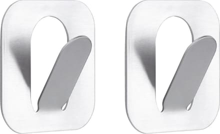 Tiger - Handdoekhaak Paperclip - 2 stuks - RVS geborsteld