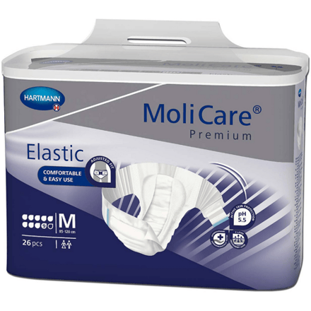 Hartmann Molicare Premium Slip Elastic 9 druppels Medium - 3 pakken van 26 stuks