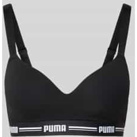 PUMA - Maat XL - Padded Top Beha - Zwart