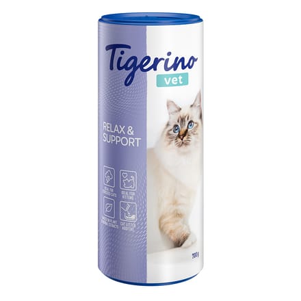 2x 700g Tigerino Vet kattenbakvulling - Relax & Support