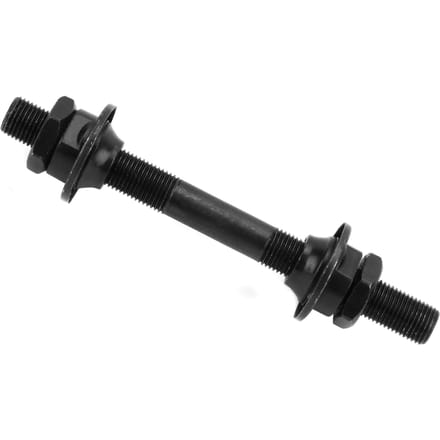 Axe de moyeu creux pour VTT, libération rapide pour vélo, axe de moyeu en acier, accessoire de vélo Front Axles black
