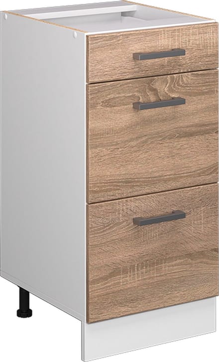 Vicco R-Line Keukenonderkast – 40 cm met laden, WB Eik Sonoma
