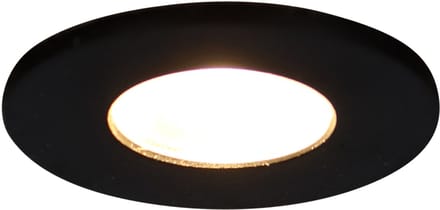 LED Mini inbouwspot | Ø35mm | 1 W | IP20 | Niet dimbaar | Zwart | 3000K warm wit