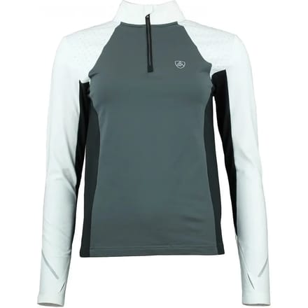 Dames t-shirt 1st skin met ritssluiting Peak Mountain
