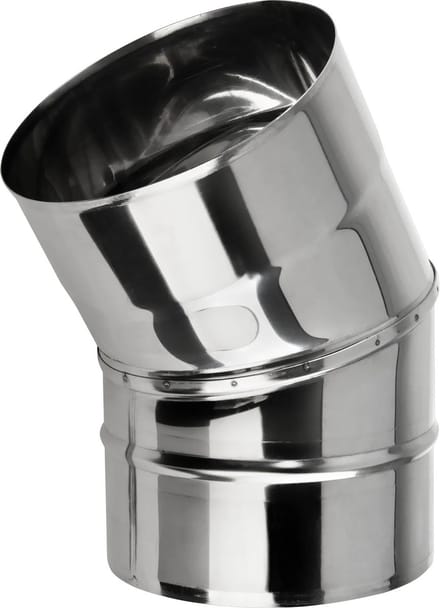Bocht 30° RVS Ø110mm.