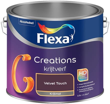 Flexa - Creations Muurverf Krijt - Velvet Touch - Mengverf - 2,5 L