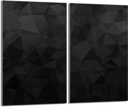 TMK ArtDeko - Snijplank - 30x52 cm - Glas - Zwart