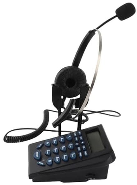 Telefoon met Headset voor Call Center | Geluid Dempend & Eenvoudig te Gebruik