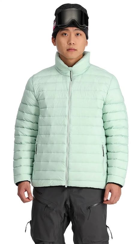 Spyder Heren Sanction Hooded Down jacket (Omkeerbaar) Wintergreen Maat M