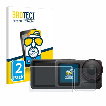 BROTECT - Screenprotector voor DJI Osmo Action 5 Pro - Folie Beschermfolie matte 2 Stuks
