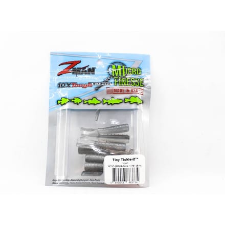 Zman zacht kunstaas Tiny TicklerZ 1,75 inch 8/pack Smelt (3734)