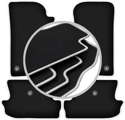 CARLUX-SILVER automatten voor: Jeep Wrangler JL 2-deurs (2017-)