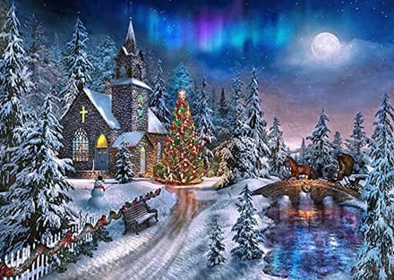 Kerstkaarten Set van 15 met Luxe Enveloppen