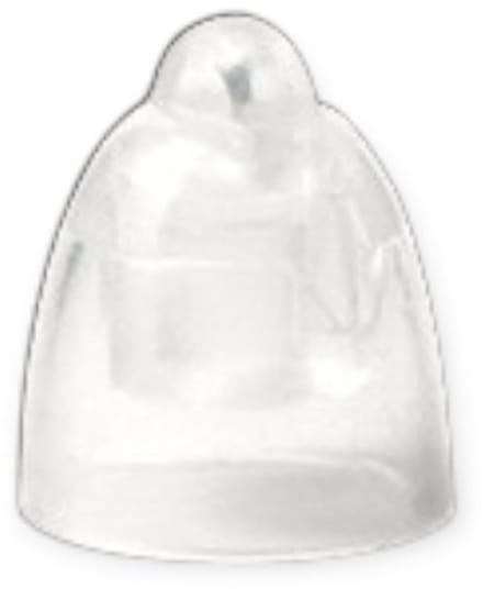Horend Goed Bass dome - 6 mm Dubbele venting - Geschikt voor Oticon en Bernafon