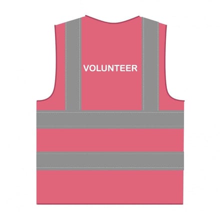 Volunteer hesje RWS roze