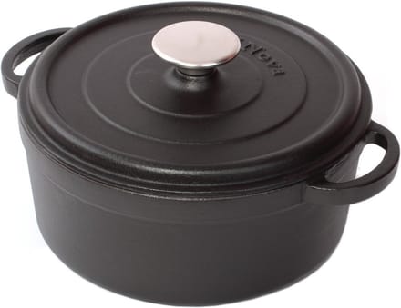 Cuisinova Braadpan - Gietijzer - 2,5 liter - 20 cm - Zwart