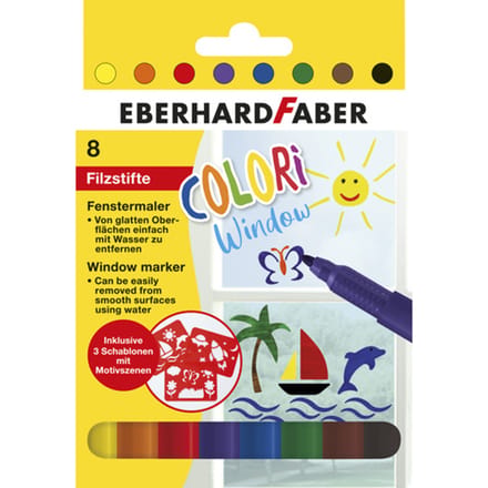 Eberhard Faber raamstift - Colori - 8 stuks - in kartonnen etui - EF-550022
