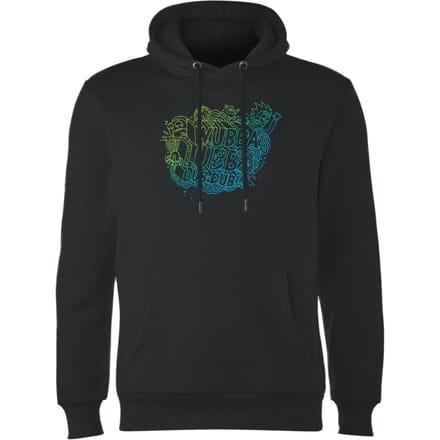 Rick and Morty Wubba Lubba Dub Dub Hoodie - Zwart - S