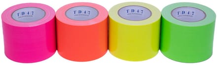 TD47 Gaffa Tape Fluor Deal (4 rollen / 100mm)