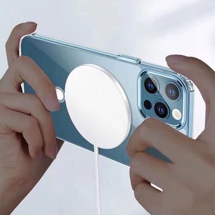 iPhone 12 Pro clear magsafe hoesjeTransparant Stevige Luxe Hard Back Cover Shockproof Achterkant