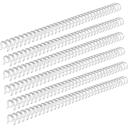 Dubbeldraads bindrug 12 inch diameter 34 lussen 3:1 Pitch 100 Vel Capaciteit IJzerdraad white