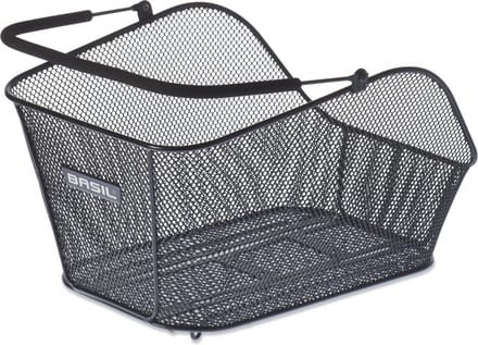 Fietsmand Unisex voor Volwassenen - Zwart, 46 x 34 x 25 cm - Multi System