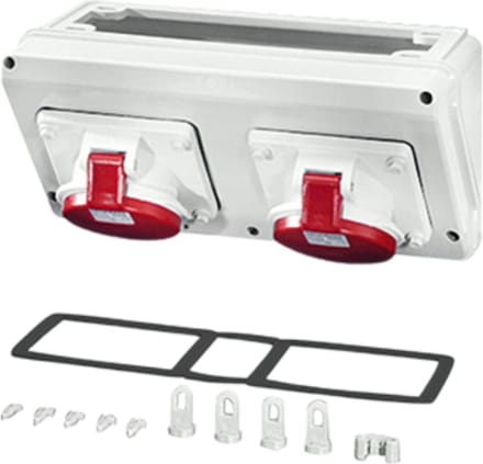 Hensel CB 13 connection box 2x32A 5-polig 300x150x170mm (BxHxD)