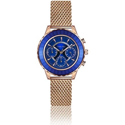 Walter Bach Lorrach Croco Rose Staal Mesh | WBF-3918