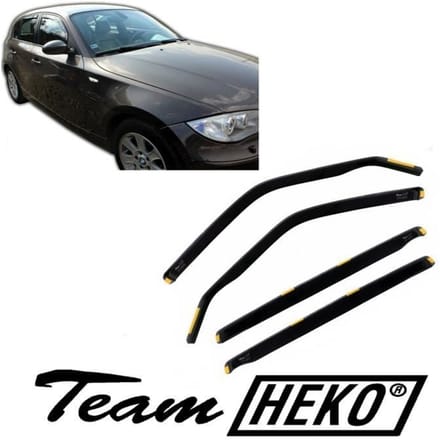 J&J AUTOMOTIVE | Heko Deflecteurs d'air Déflecteurs de Vent Pour Bmw 1 Série E87 2004-2011 5P. Berlina