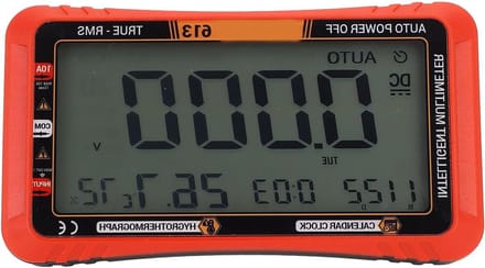Digitale Multimeter - Stroommeter Tester - Elektrische Metingen - Automatische Functie - Compact Formaat - Rood