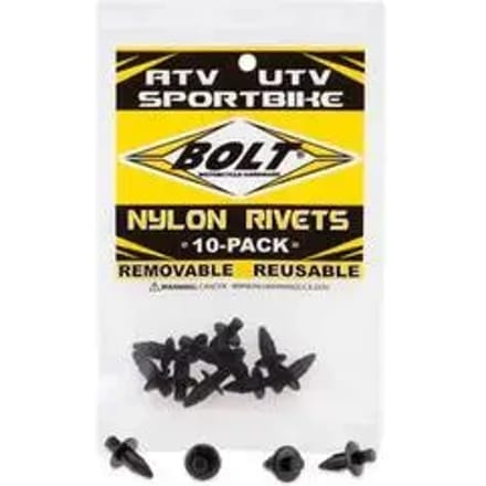 Plastic Rivet Bolt M6 (x10)