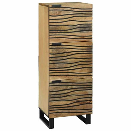 vidaXL - Highboard - Bruin - 40 - x - 33 - x - 110 - cm - massief - mangohout