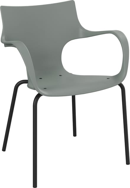 Workliving Jim Stoel - Lichen - Zwart Onderstel
