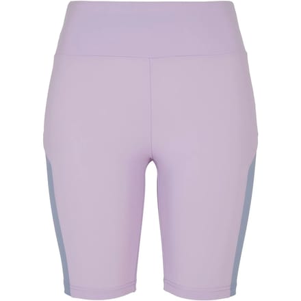 Urban Classics - Color Block Korte cycle broek - M - Paars/Blauw