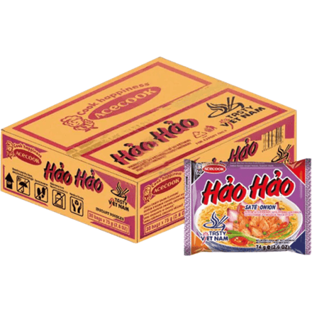 HaoHao Instant Noedels Chilli Crispy Ui 30 x 75 g 1 Doos