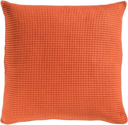 Heckett & Lane Wafel Kussensloop Katoen - copper orange 50x50cm