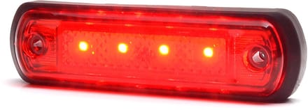 Markeringslicht - WAS - W189 - 4.3 - 11cm - Rood - 12V-24V