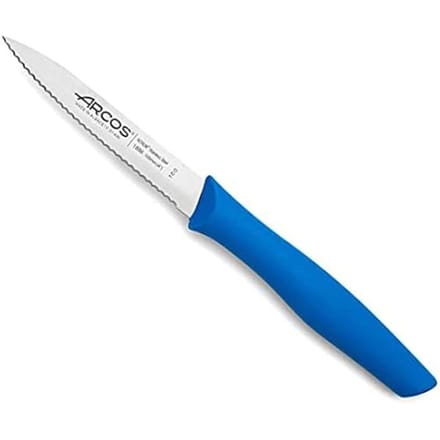 Couteau à éplucher - ARCOS - Nova - Lame en acier inoxydable nitrum - Manche en polypropylène bleu - 100 mm bleu