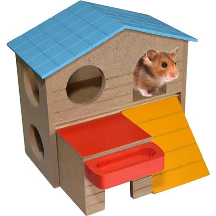 Duvoplus - Speelgoed Voor Dieren - Knaagdier - Houten Smart Cubes S - 9pcs - 1st