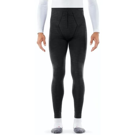 FALKE Wool-Tech Long Tights sneldrogend wol functioneel lang functioneel ondergoed heren zwart - maat S
