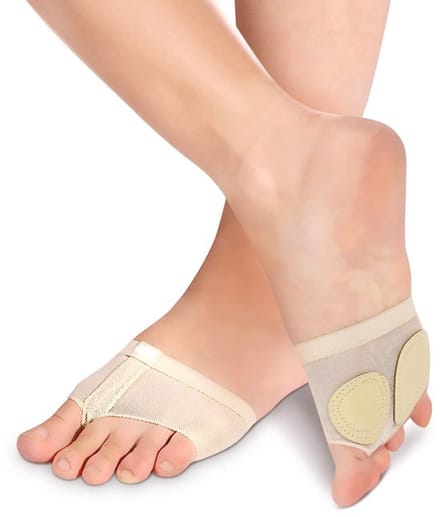 Dailygoods - Antislip Dansvoetslippers - Halve Zool - Voorvoet