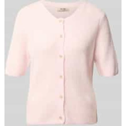 Cardigan van wolmix met 1/2-mouwen model 'Thora'