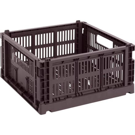 HAY Kleur Krat Mand Medium Vierkant - HAYCrateBordeaux