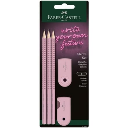 FABER-CASTELL schrijfset SLEEVE, rose